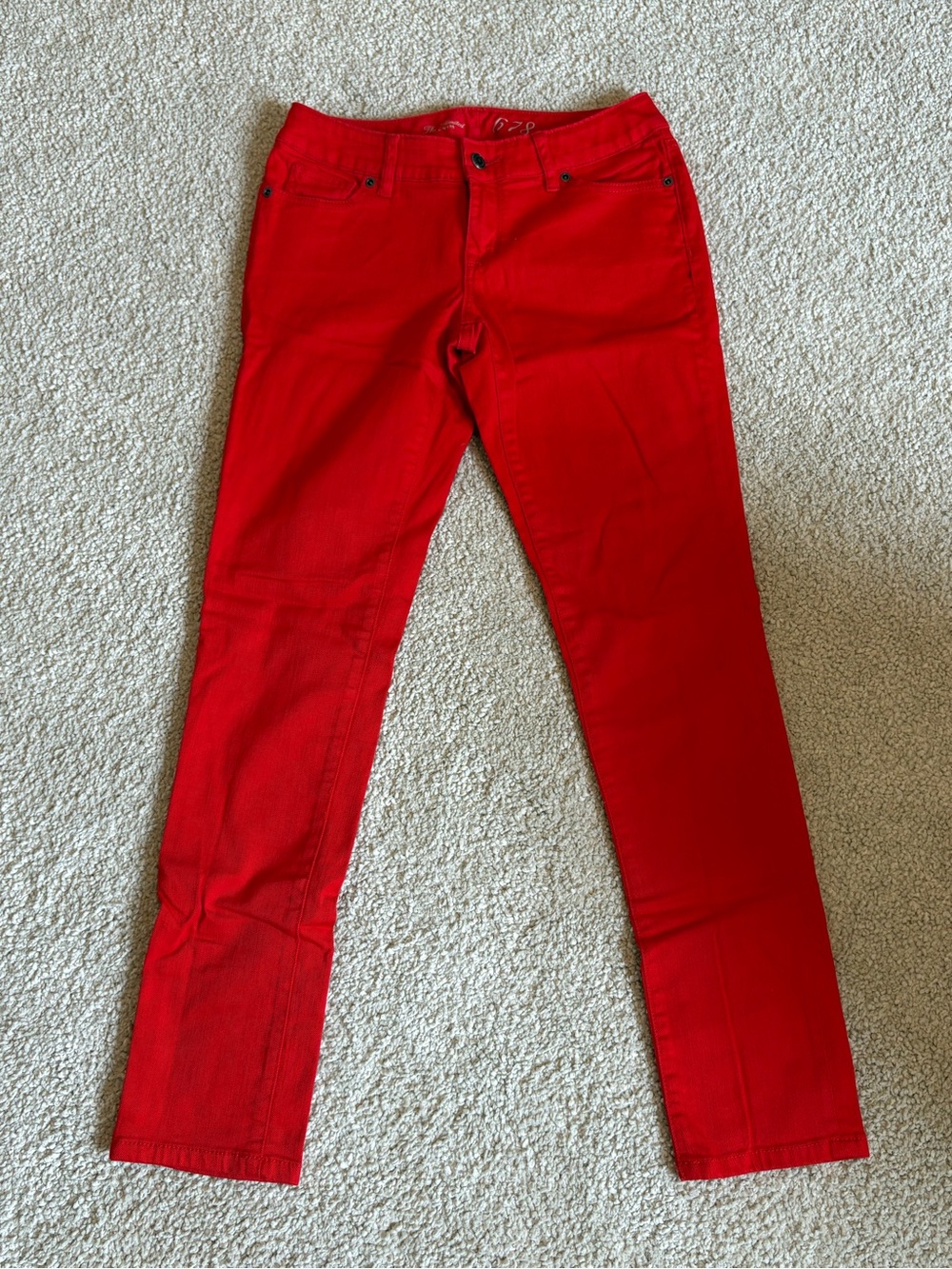 The Limited Red Skinny Jeans